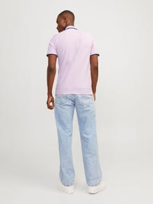 Jack & Jones Plain Polo T-shirt -Pink Nectar - 12136668