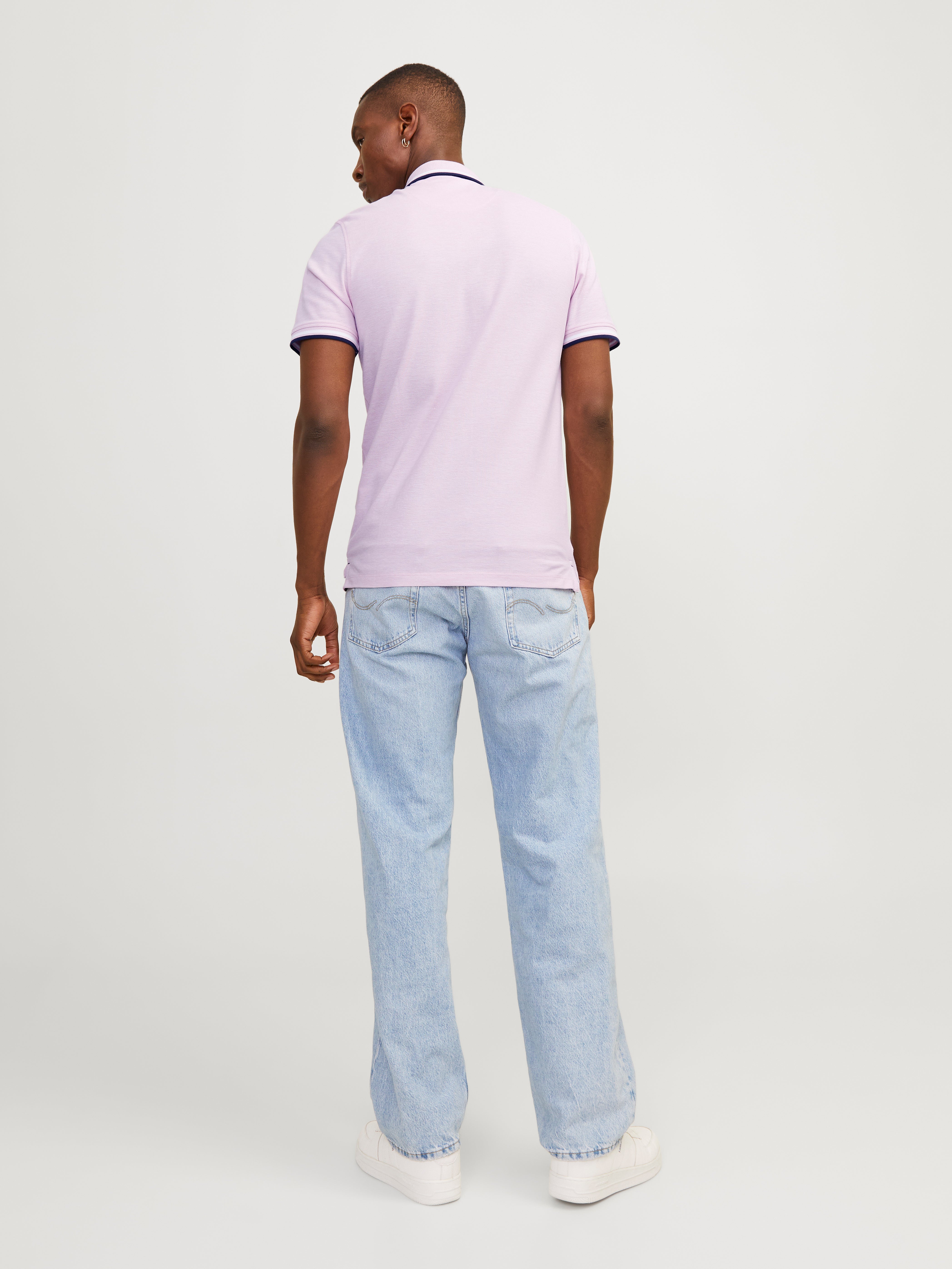 Jack & Jones T-shirt Semplice Polo -Pink Nectar - 12136668