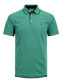 Jack & Jones Einfarbig Polo Polo -Deep Teal - 12136668