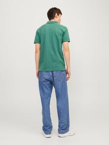 Jack & Jones Bez vzoru Polo límec Tričko -Deep Teal - 12136668