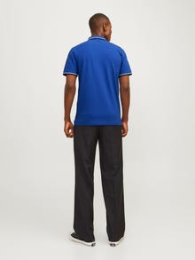 Jack & Jones Ühevärviline Polo Eesti keel -Nautical Blue - 12136668