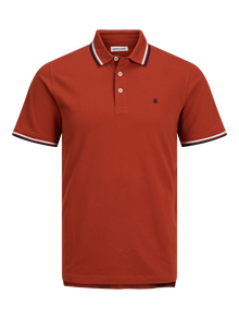 Jack & Jones Effen Polo T-shirt -Red Ochre - 12136668