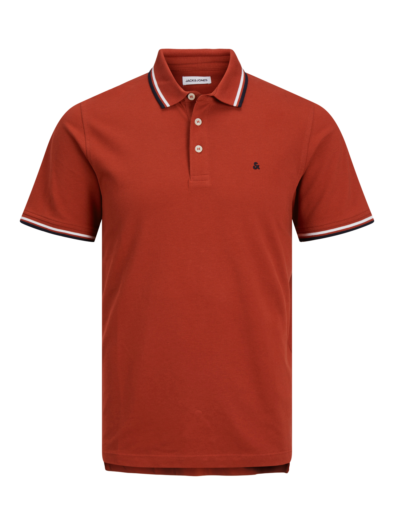 Jack & Jones Einfarbig Polo Polo -Red Ochre - 12136668