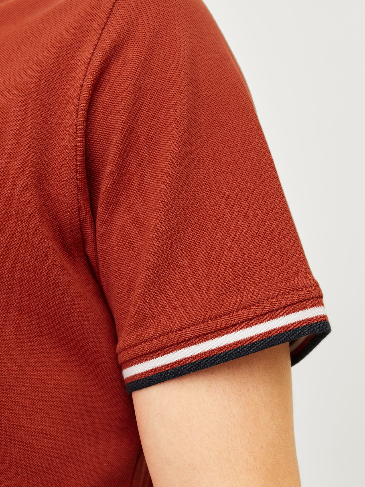 Jack & Jones T-shirt Uni Polo -Red Ochre - 12136668