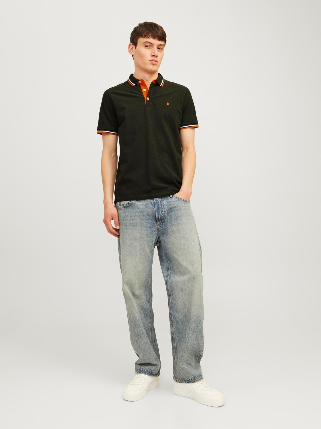 Jack & Jones Effen Polo T-shirt -Kombu Green - 12136668