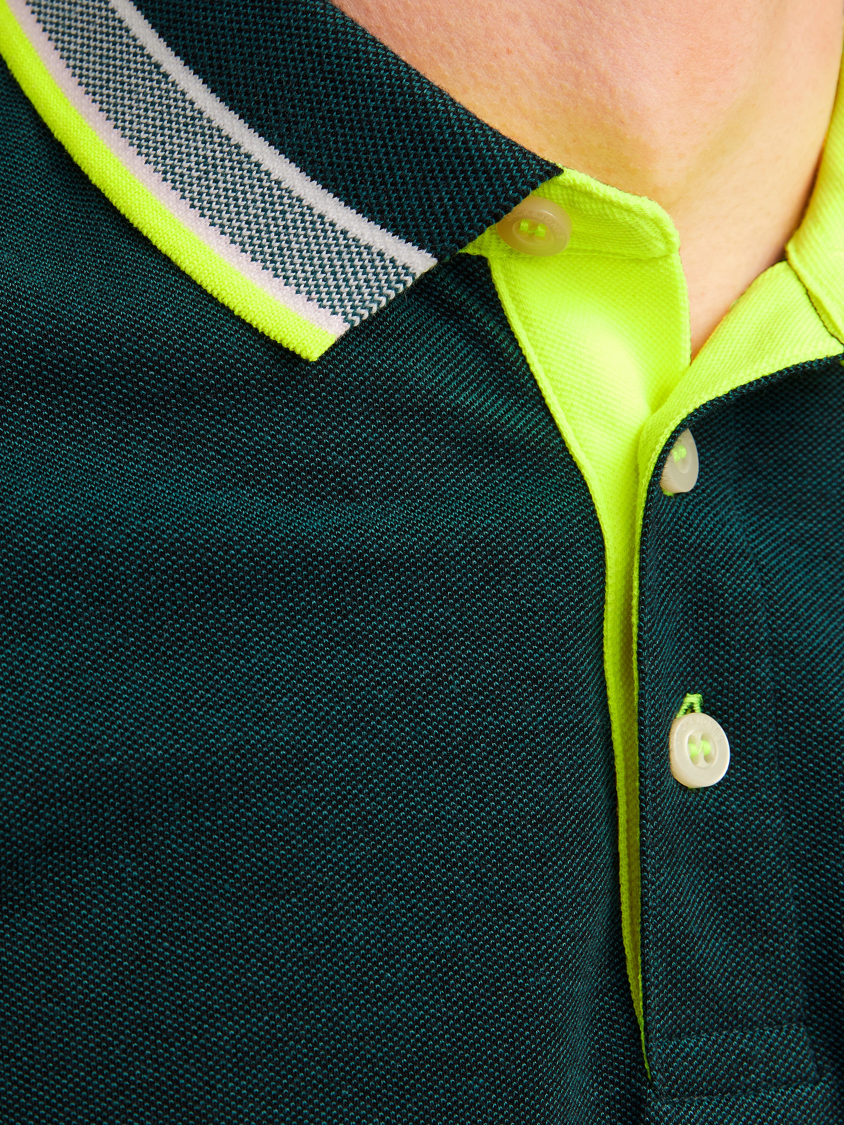 Plain Shirt collar Polo | Dark Green | Jack & Jones®