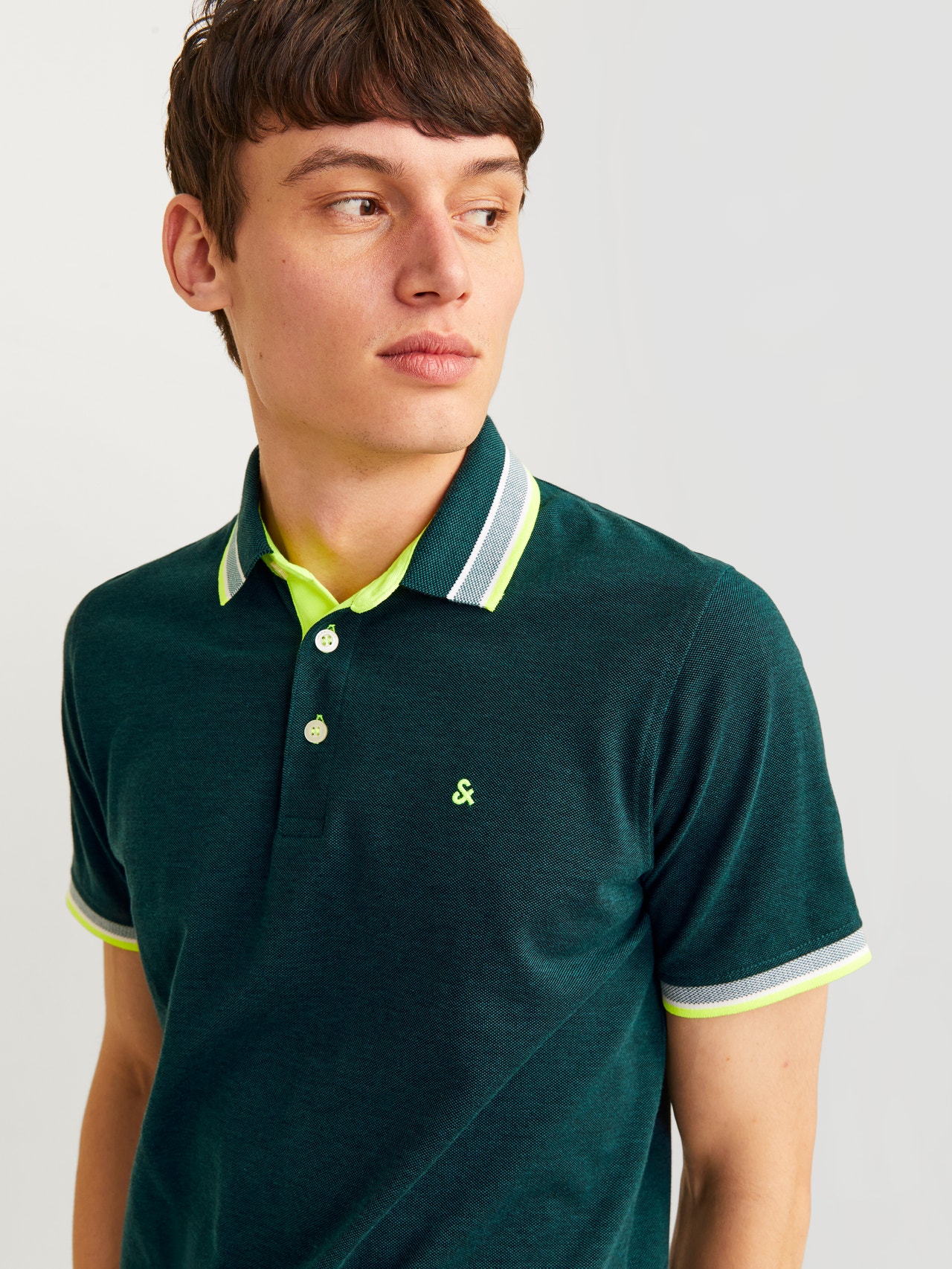 Jack & Jones Effen Polo T-shirt -Deep Teal - 12136668