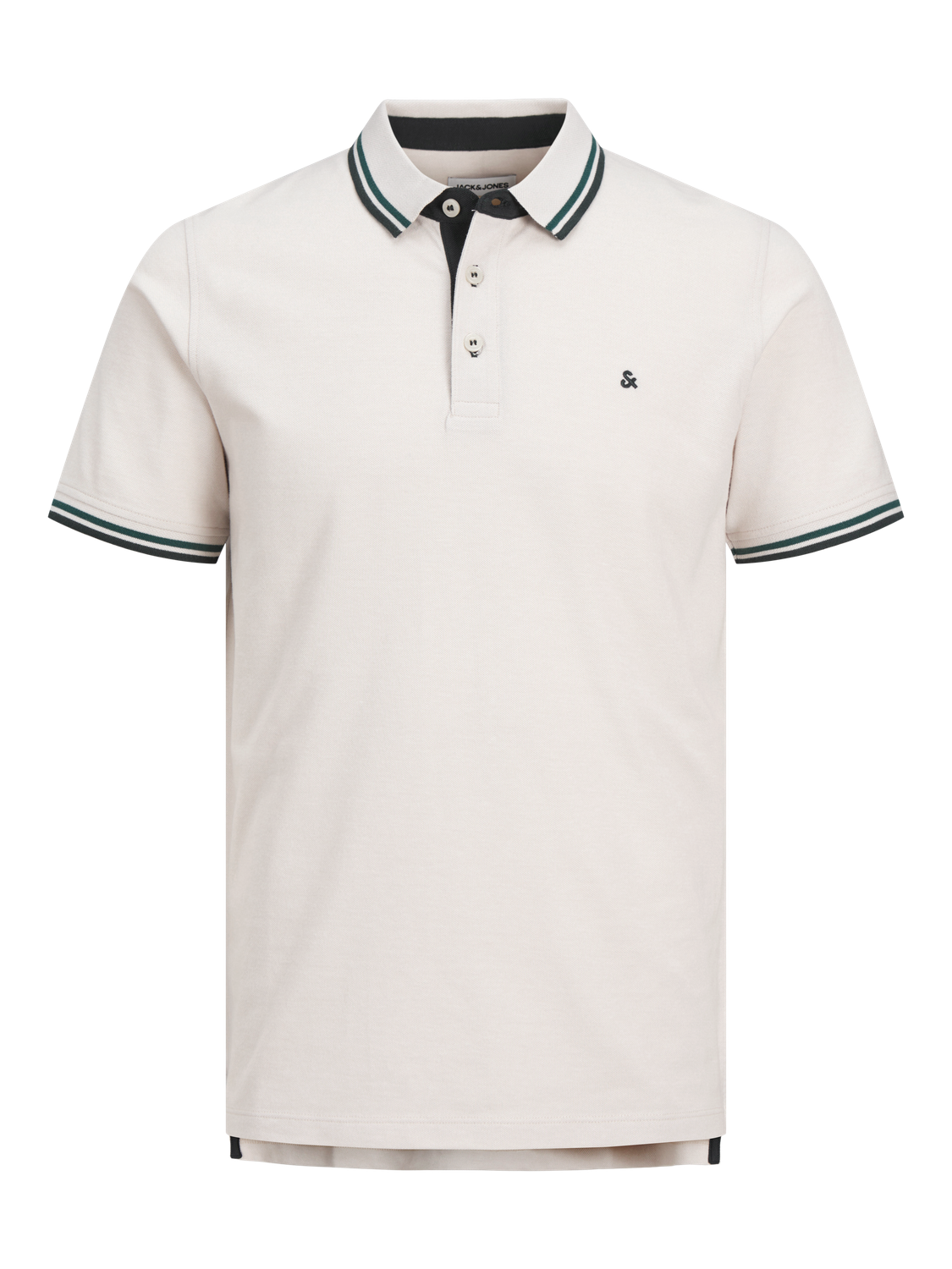 Jack & Jones Ühevärviline Polo Eesti keel -Moonbeam - 12136668