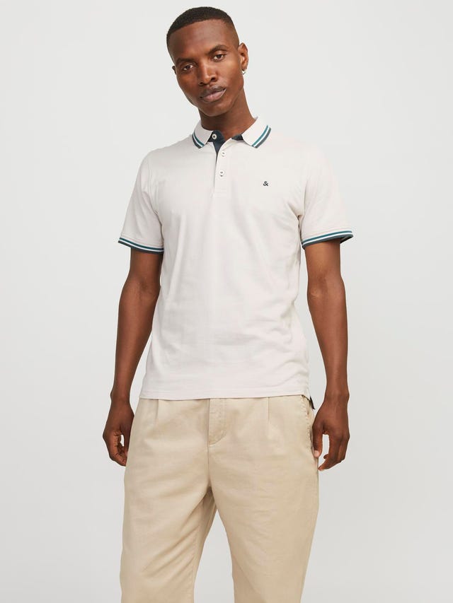 Jack & Jones Bez vzoru Polo límec Tričko - 12136668