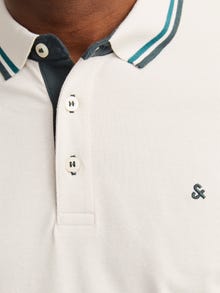 Jack & Jones Yksivärinen Pikeepaita -Moonbeam - 12136668