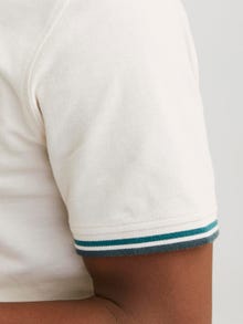 Jack & Jones Vienspalvis Polo kaklas Marškinėliai -Moonbeam - 12136668