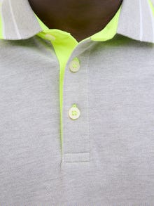 Jack & Jones Effen Overhemd kraag Polo shirt -Light Grey Melange - 12136668