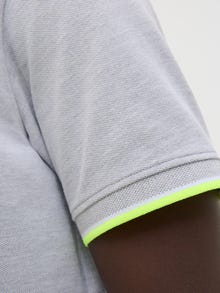 Jack & Jones Effen Overhemd kraag Polo shirt -Light Grey Melange - 12136668