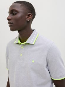 Jack & Jones Effen Overhemd kraag Polo shirt -Light Grey Melange - 12136668