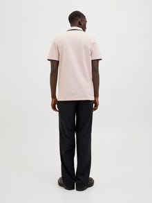 Jack & Jones Effen Overhemd kraag Polo shirt -Peach Parfait - 12136668