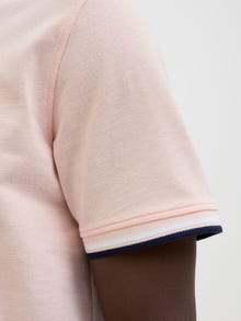 Jack & Jones Effen Overhemd kraag Polo shirt -Peach Parfait - 12136668