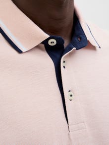 Jack & Jones Effen Overhemd kraag Polo shirt -Peach Parfait - 12136668