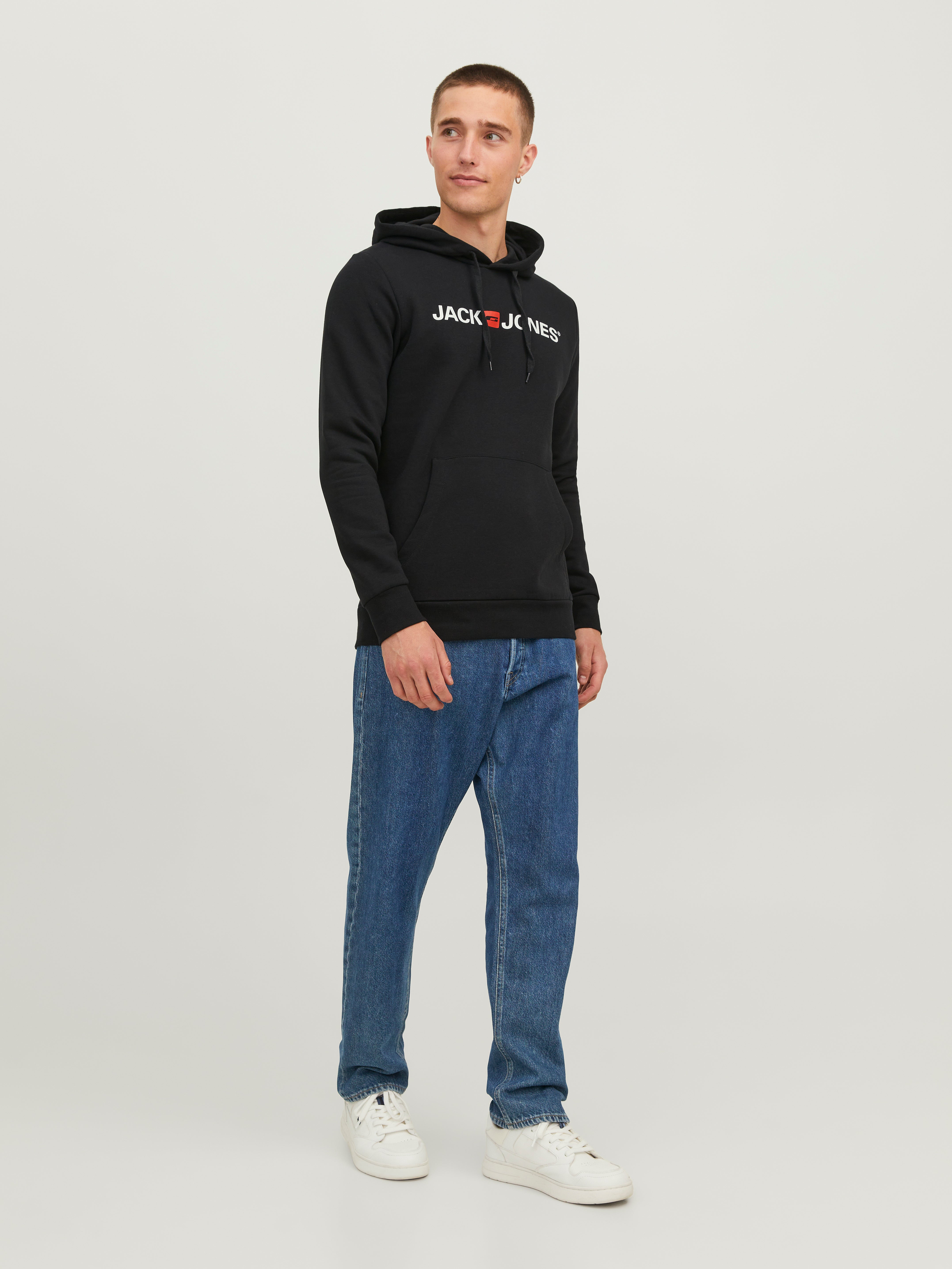 Logo Kapuzenpullover | Schwarz | Jack & Jones® 