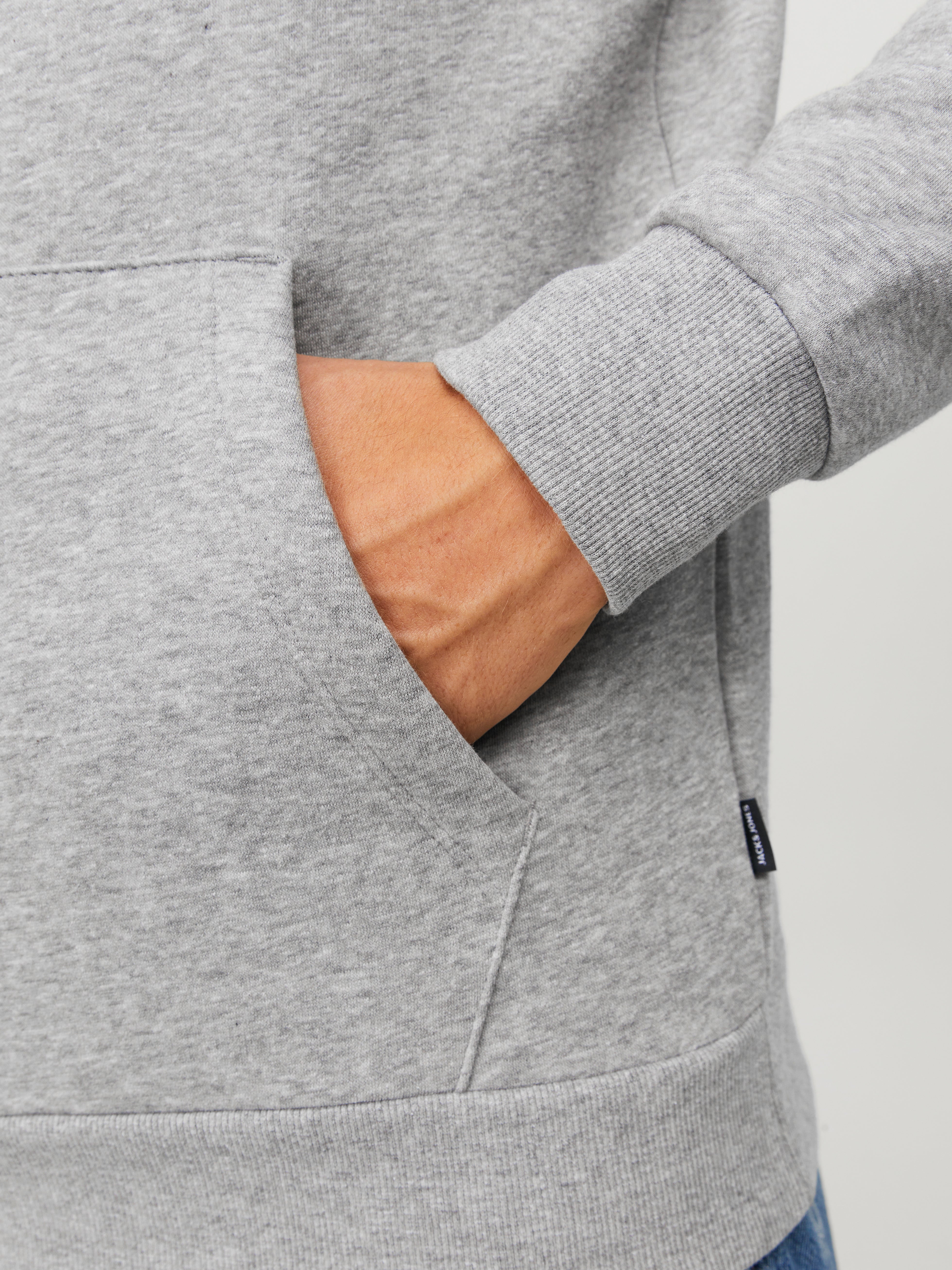 Logo Hoodie | Light Grey | Jack & Jones®