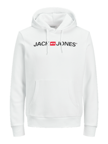 Jack & Jones Logo Huppari -White - 12137054
