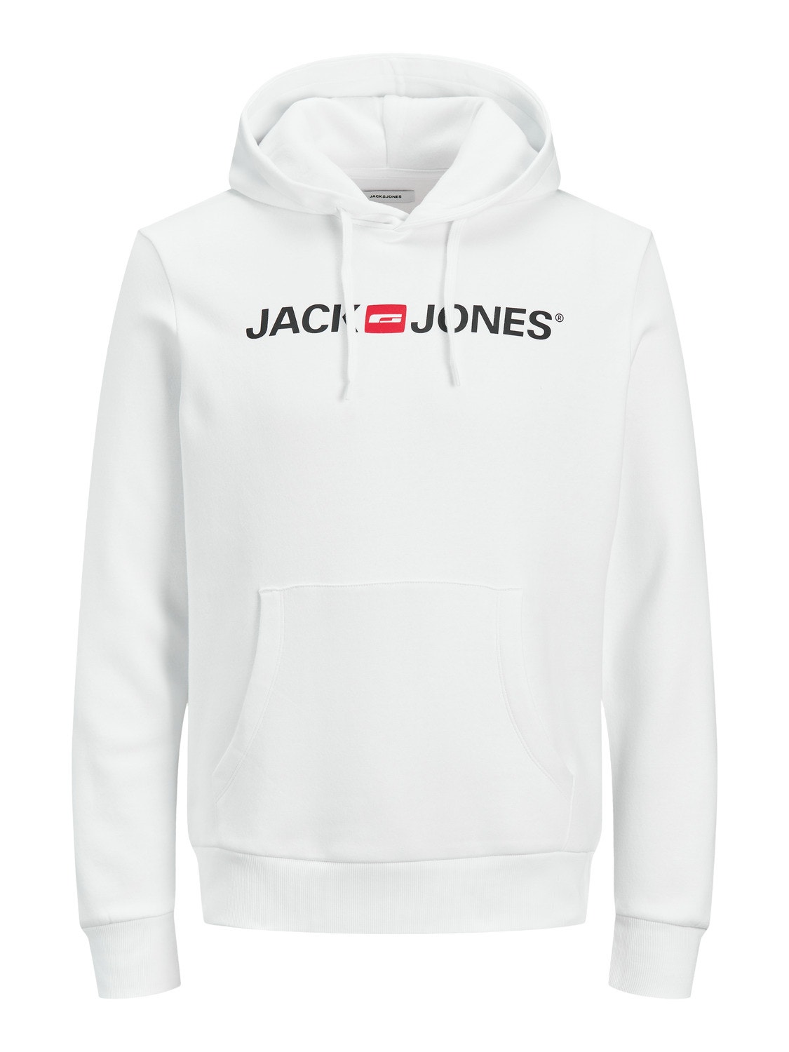 Jack & Jones Logo Hættetrøje -White - 12137054
