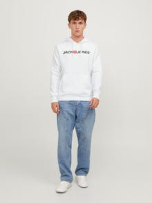 Jack & Jones Logo Huppari -White - 12137054