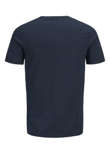 Jack & Jones Logo Ronde hals T-shirt -Navy Blazer - 12137126