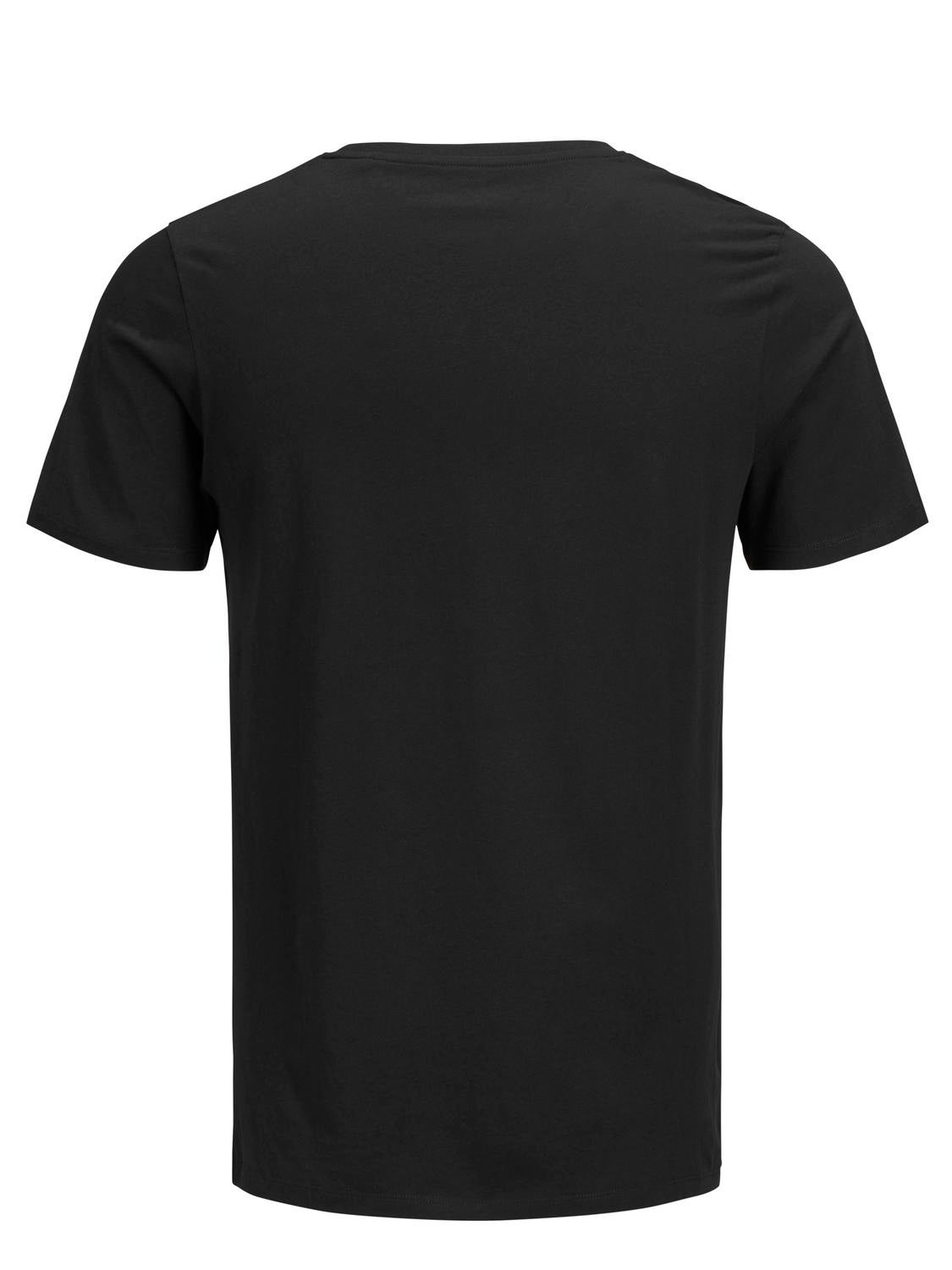 Black crew hot sale neck shirt