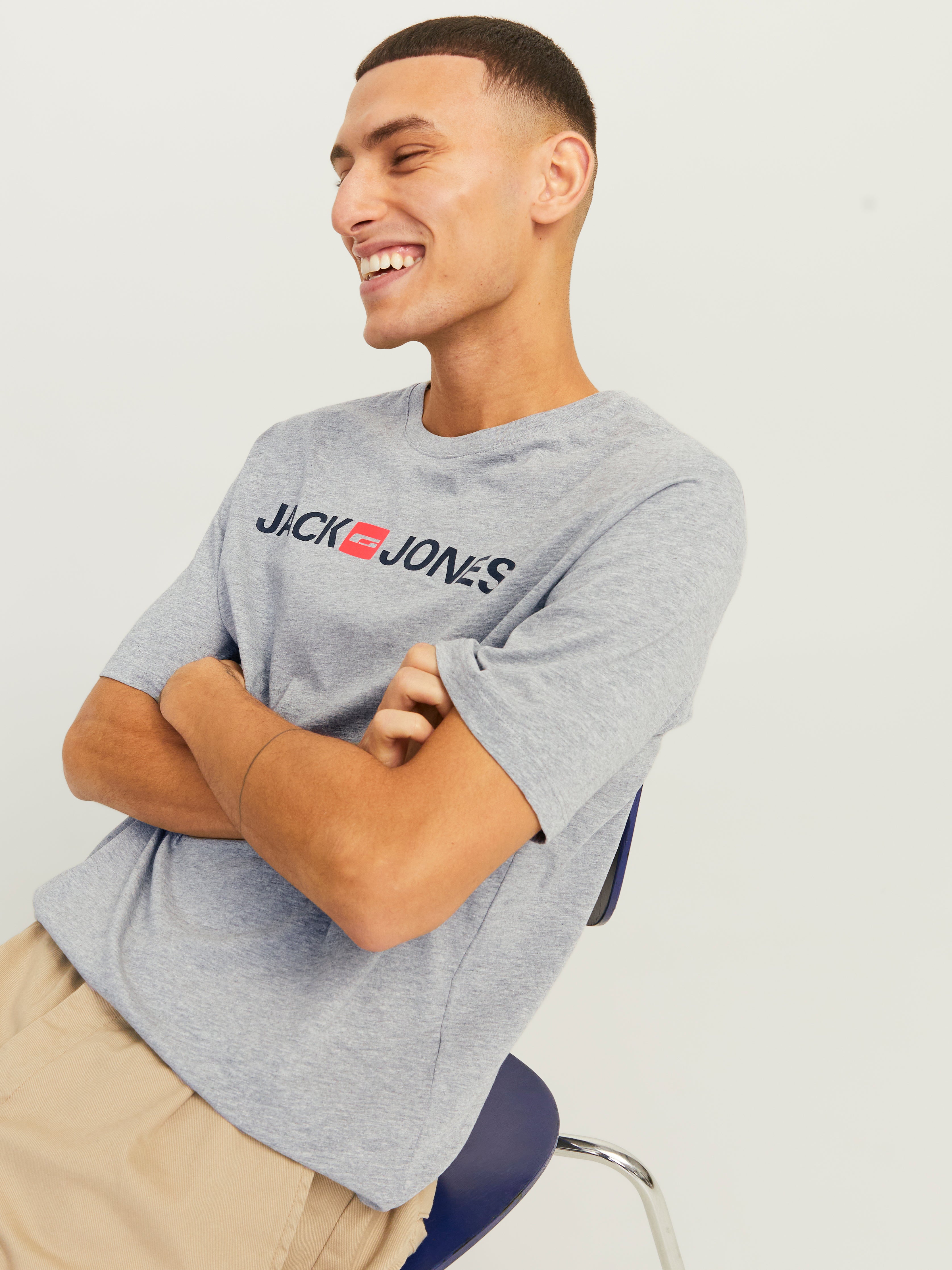 T-shirt Jack & Jones Map Summer Logo Hommes (plussize T-shirt Jack & Jones Map Summer Logo Hommes (plussize