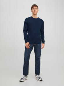 Jack & Jones Vienspalvis Megztinis -Navy Blazer - 12137190