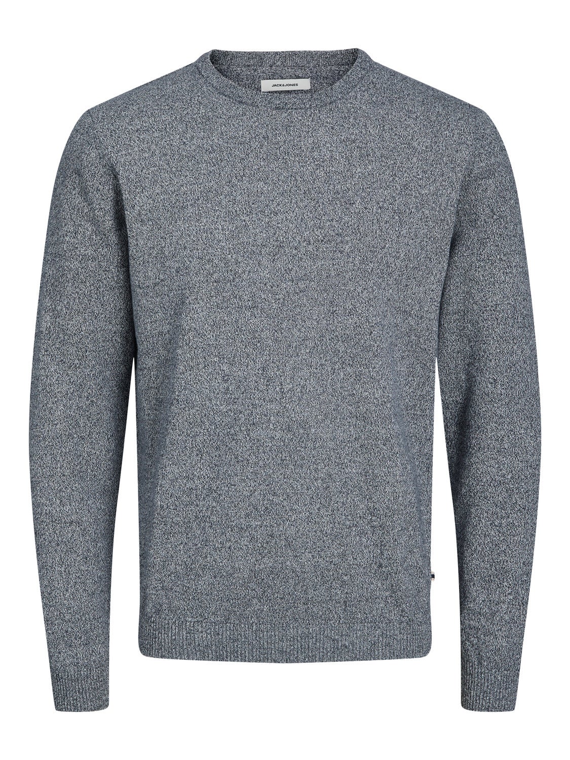 Pull En Maille Jack & Jones Pour Homme - Regular Fit, Col Haut, Manches Longues - 50% Coton, 50% Polyester Recyclé