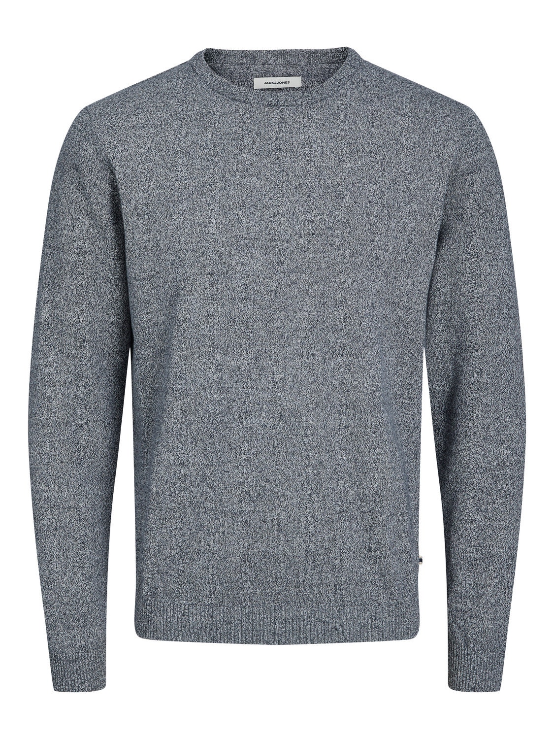 Pull En Maille Jack & Jones Pour Homme - Regular Fit, Col Haut, Manches Longues - 50% Coton, 50% Polyester Recyclé