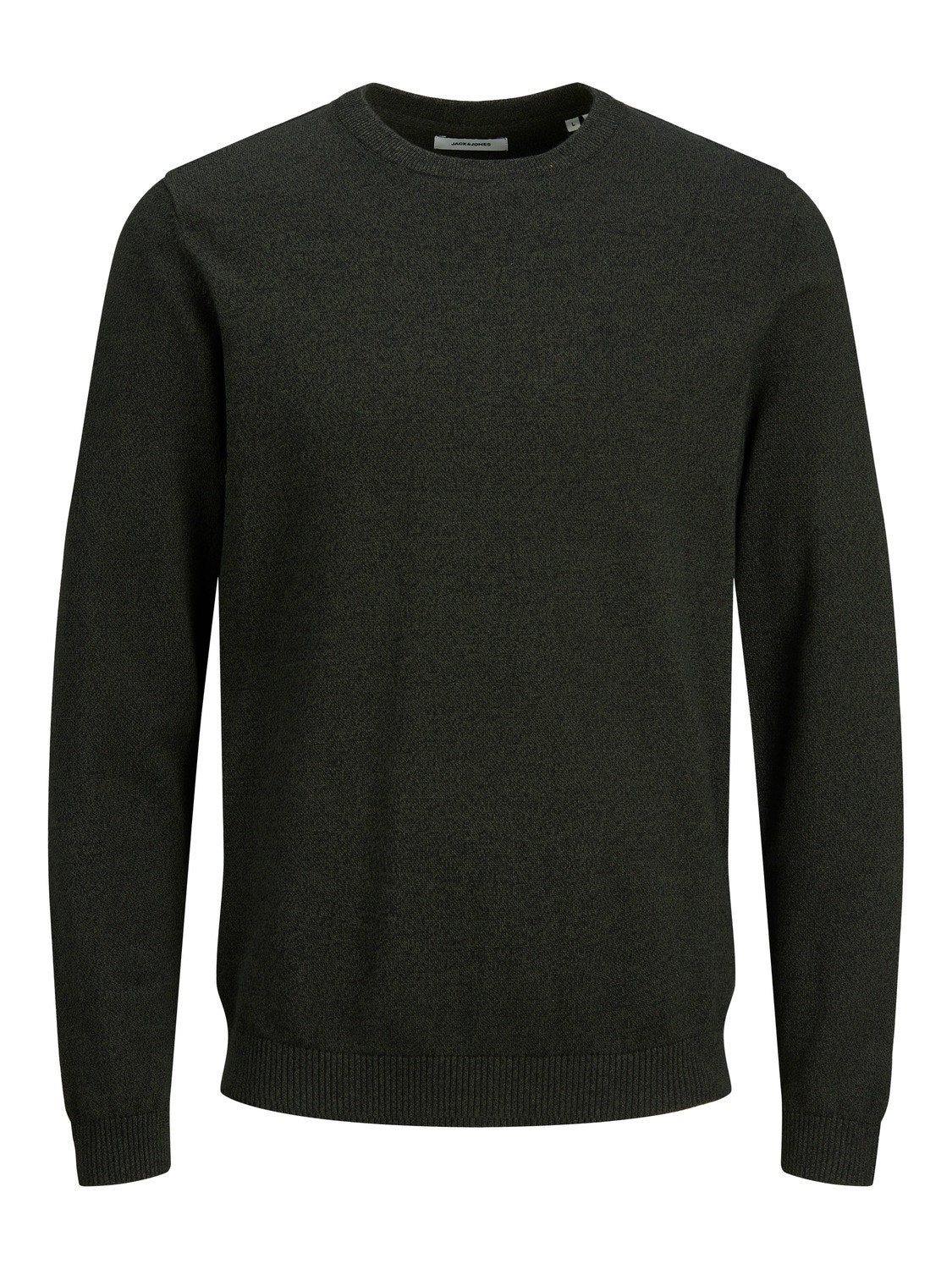 Jack & Jones Plain Knitted pullover -Forest Night - 12137190