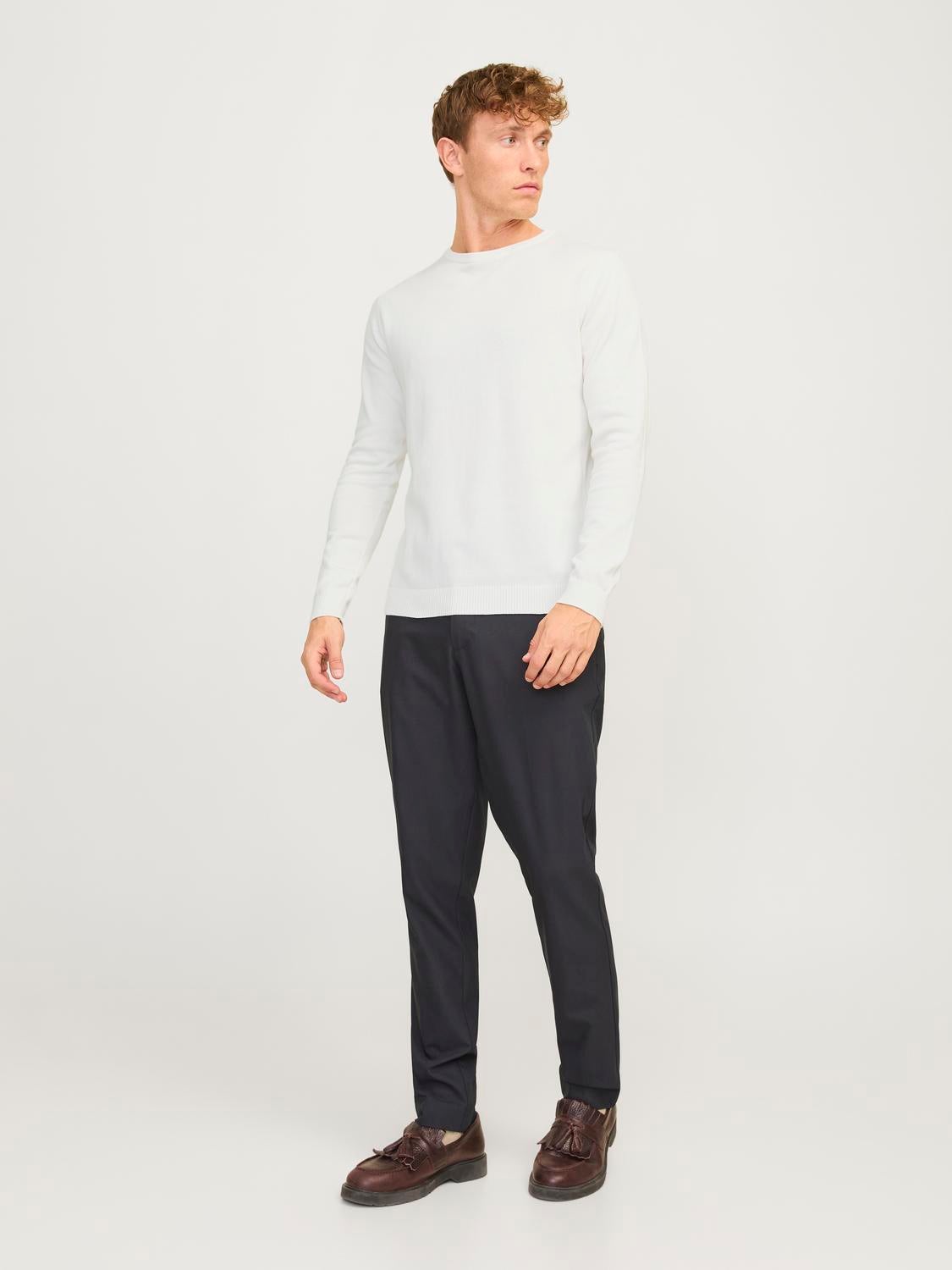 Plain Crew Neck Jumper