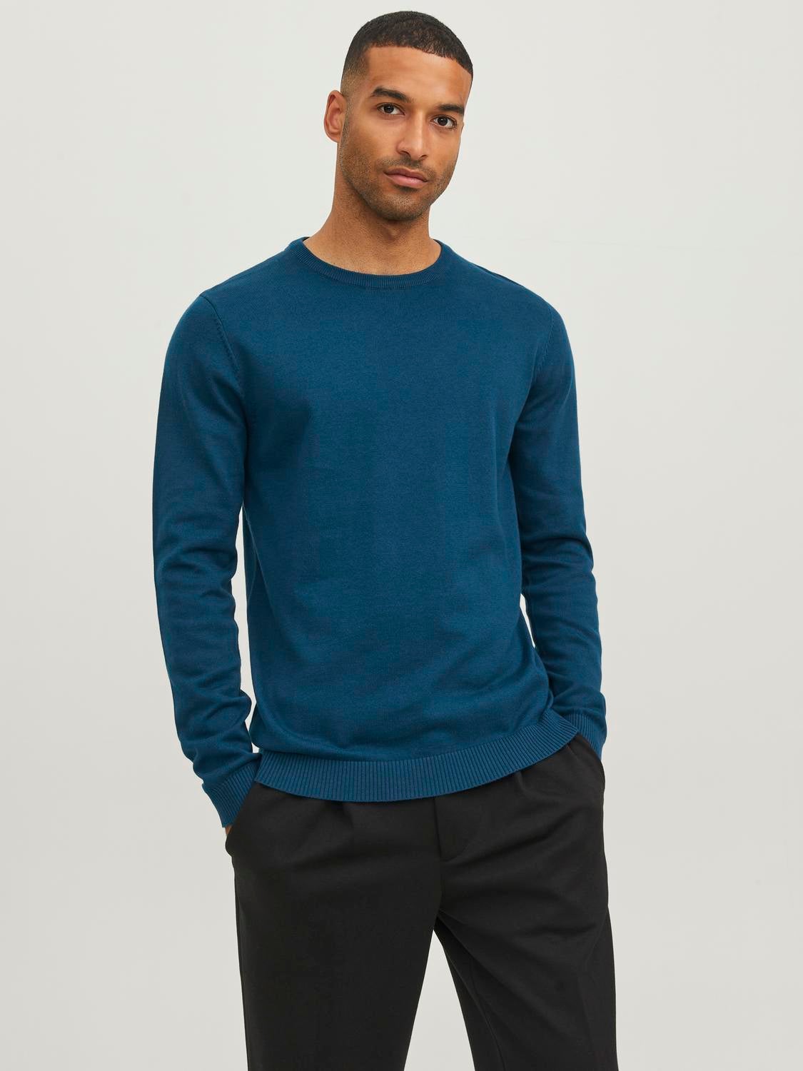 Plain 2025 blue jumper