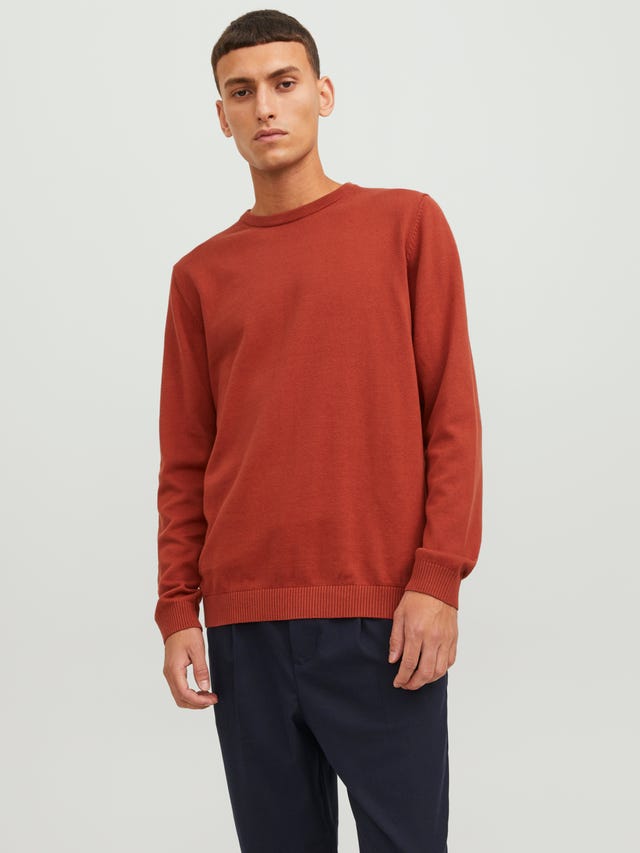 Jack & Jones Bez vzoru Svetr s okrouhlým výstřihem - 12137190