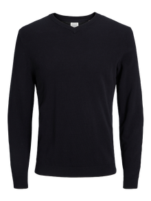 Jack & Jones Pull en maille -Black - 12137194