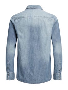 Jack & Jones Camicia in jeans Slim Fit -Medium Blue Denim - 12138115