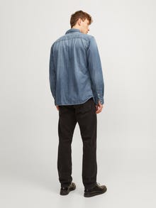 Jack & Jones Slim Fit Denimskjorta -Medium Blue Denim - 12138115