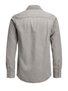 Jack & Jones Camisa de Ganga Slim Fit -Light Grey Denim - 12138115