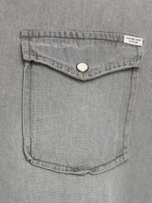 Jack & Jones Slim Fit Denim Shirt -Light Grey Denim - 12138115