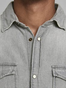 Jack & Jones Slim Fit Denimskjorta -Light Grey Denim - 12138115