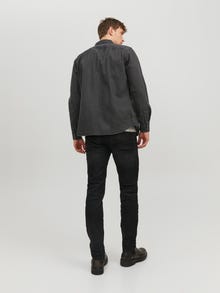 Jack & Jones Slim Fit Džinsiniai marškiniai -Black Denim - 12138115