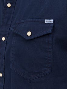 Jack & Jones Slim Fit Koszula jeansowa -Dark Navy - 12138115