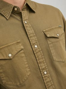 Jack & Jones Slim Fit Denim skjorte -Forest Night - 12138115