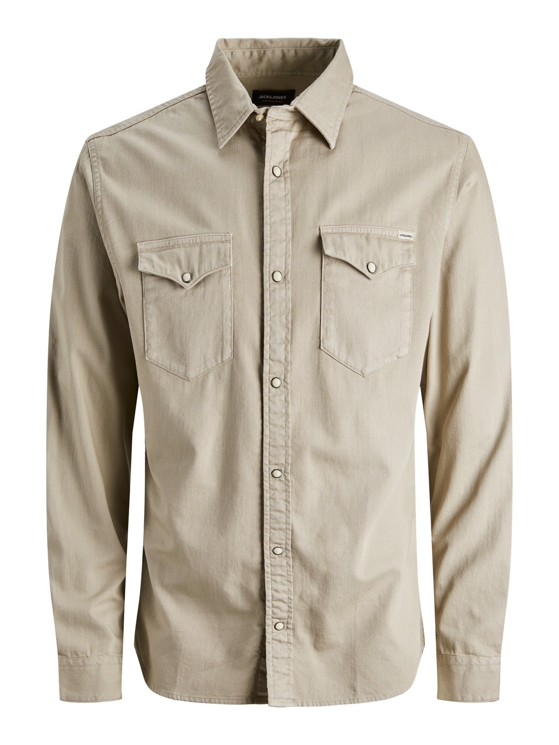 Jack & Jones Slim Fit Džinsiniai marškiniai -Crockery - 12138115