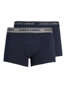 Jack & Jones 2-pak Bokserki -Navy Blazer - 12138239