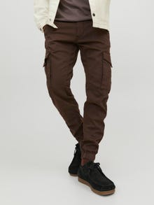 Jack & Jones Slim Fit Cargo kalhoty -Seal Brown - 12139912
