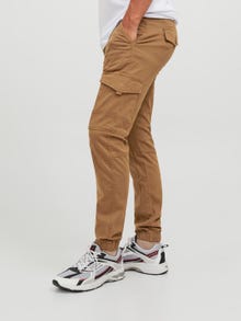 Jack & Jones Slim Fit Cargo kalhoty -Rubber - 12139912