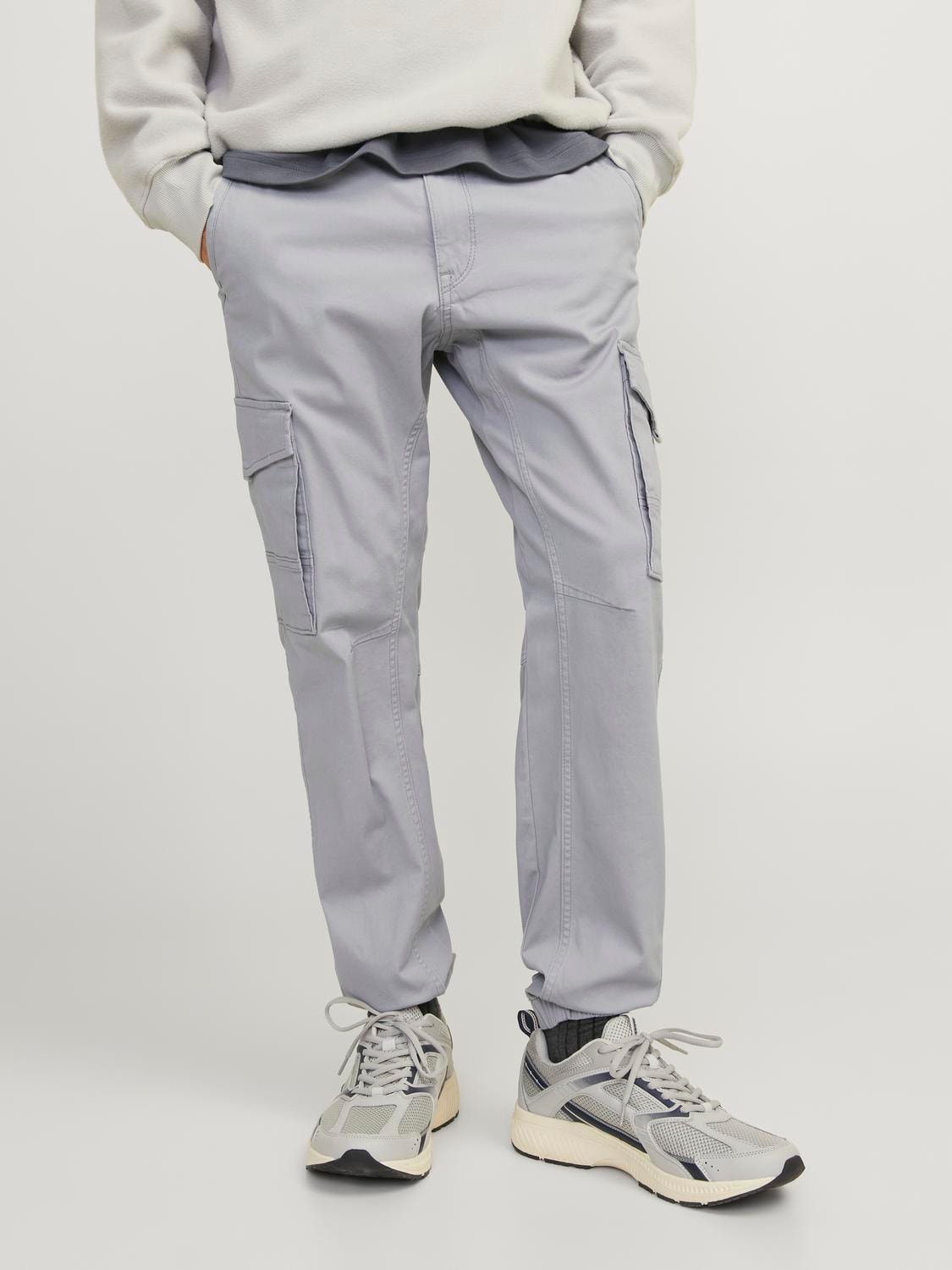 Jack & Jones Pantalones cargo Slim Fit -Ultimate Grey - 12139912